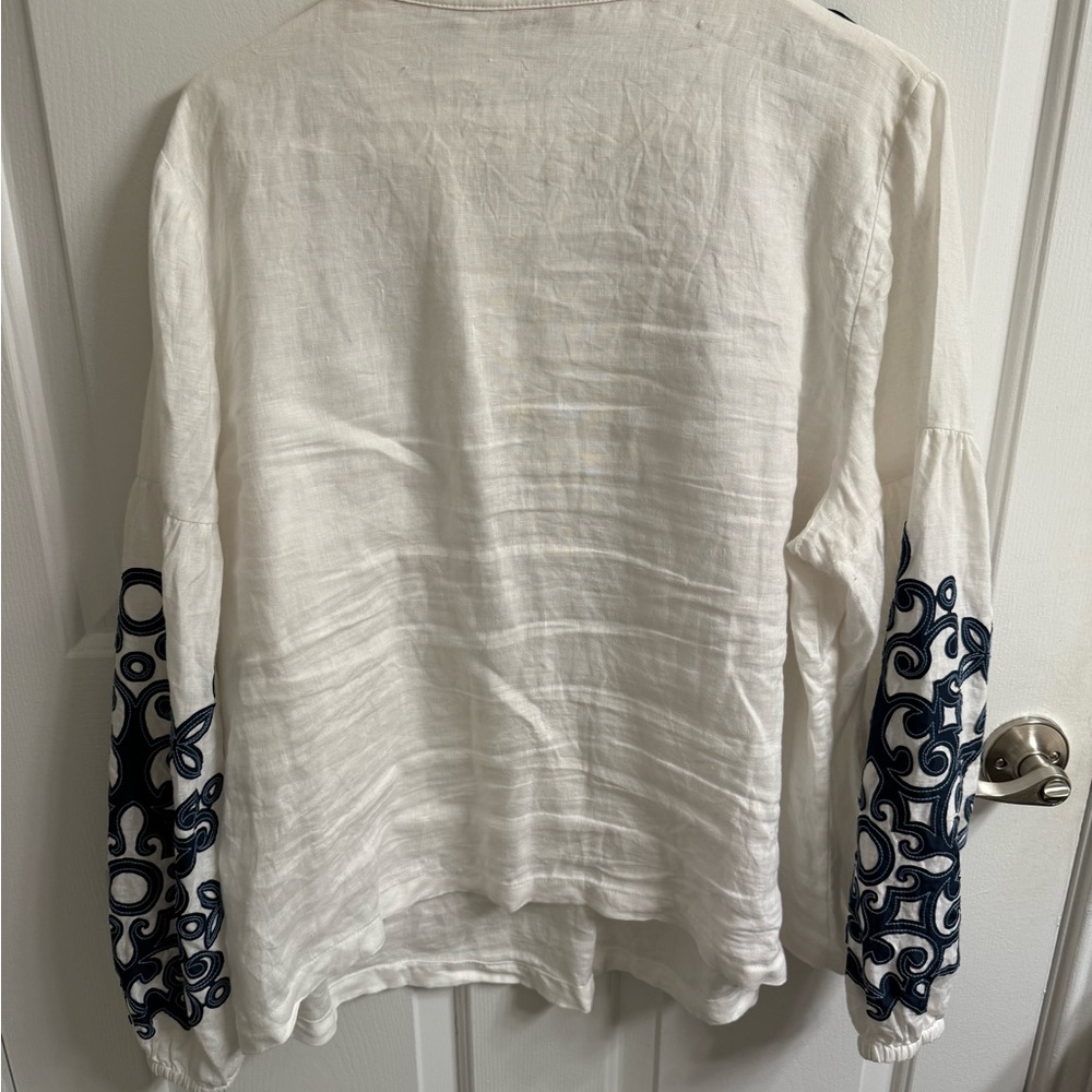 Boden Linen Tunic Top - Picture 5 of 5